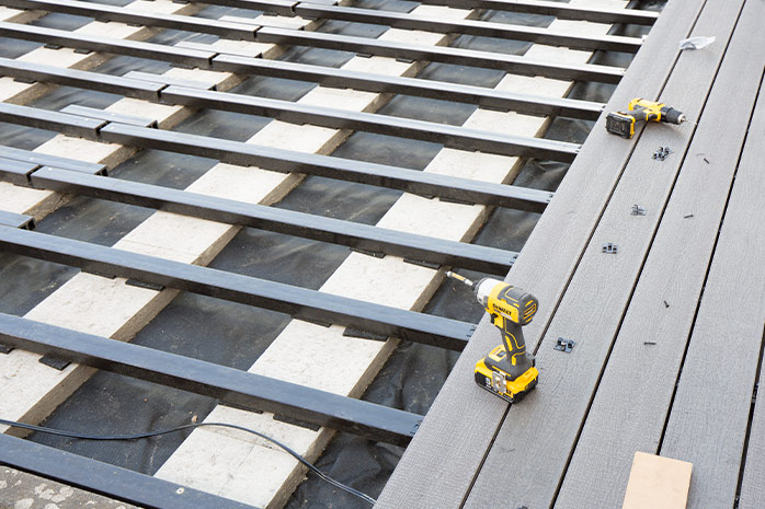 The substructure: one of the most important components in the construction of a WPC terrace